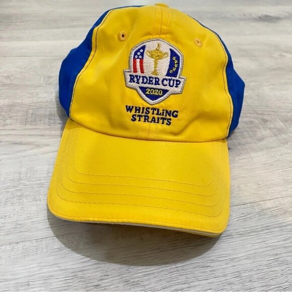 Ryder Cup Whistling Straits 2020 EUR Adjustable One Size Soft Shell Hat Pukka - Picture 1 of 10